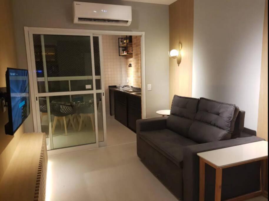 Ap Frente Mar Com Ar-Condicionado E Varanda Gourmet Mongaguá 외부 사진